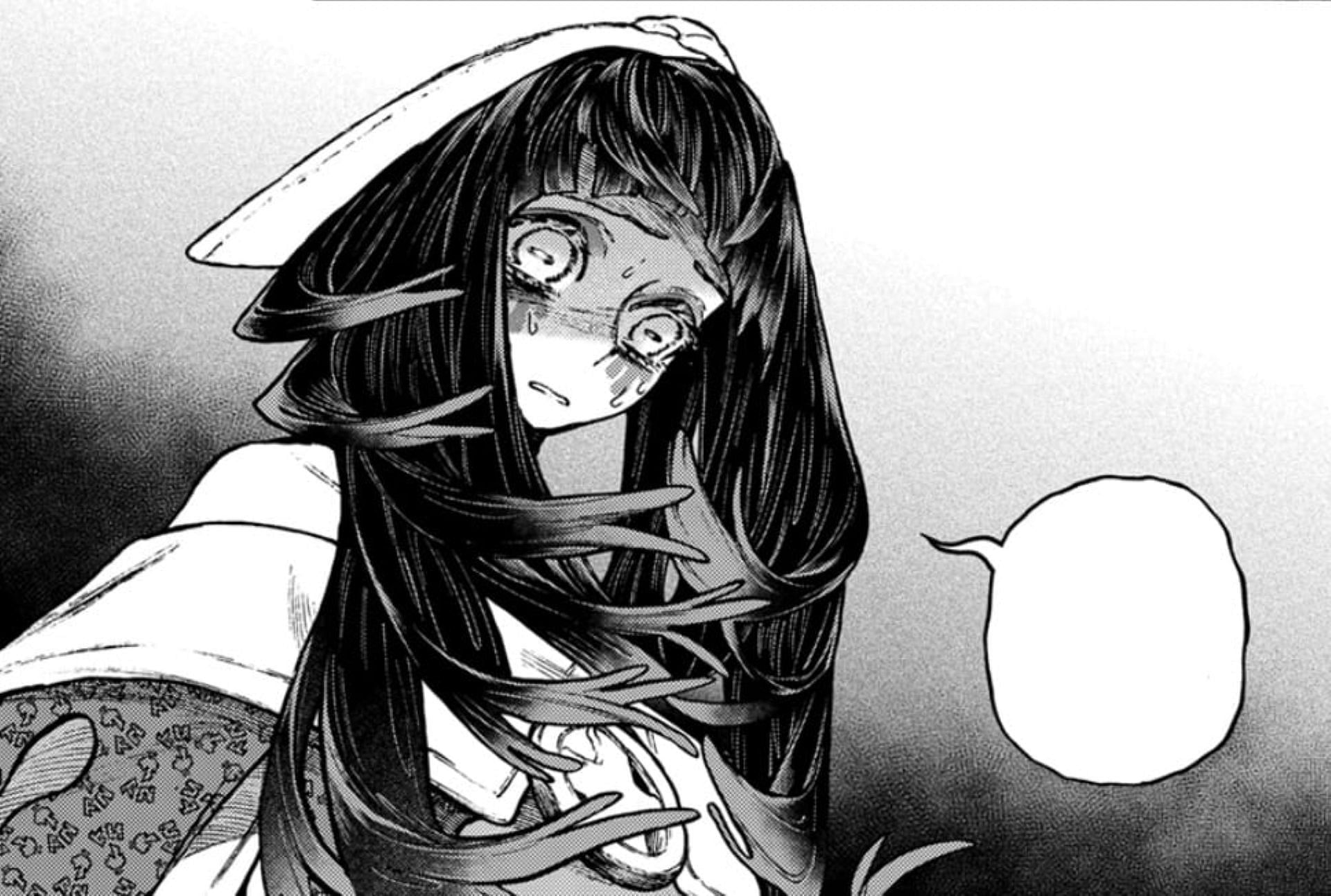 Amo, as seen in the chapter (Image via Kodansha)